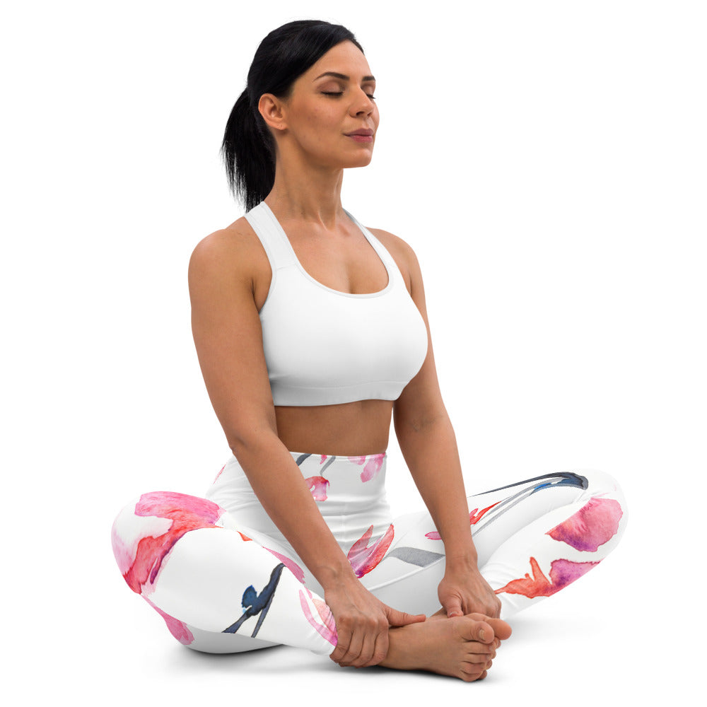 Japanese Magnolia Designer Leggings