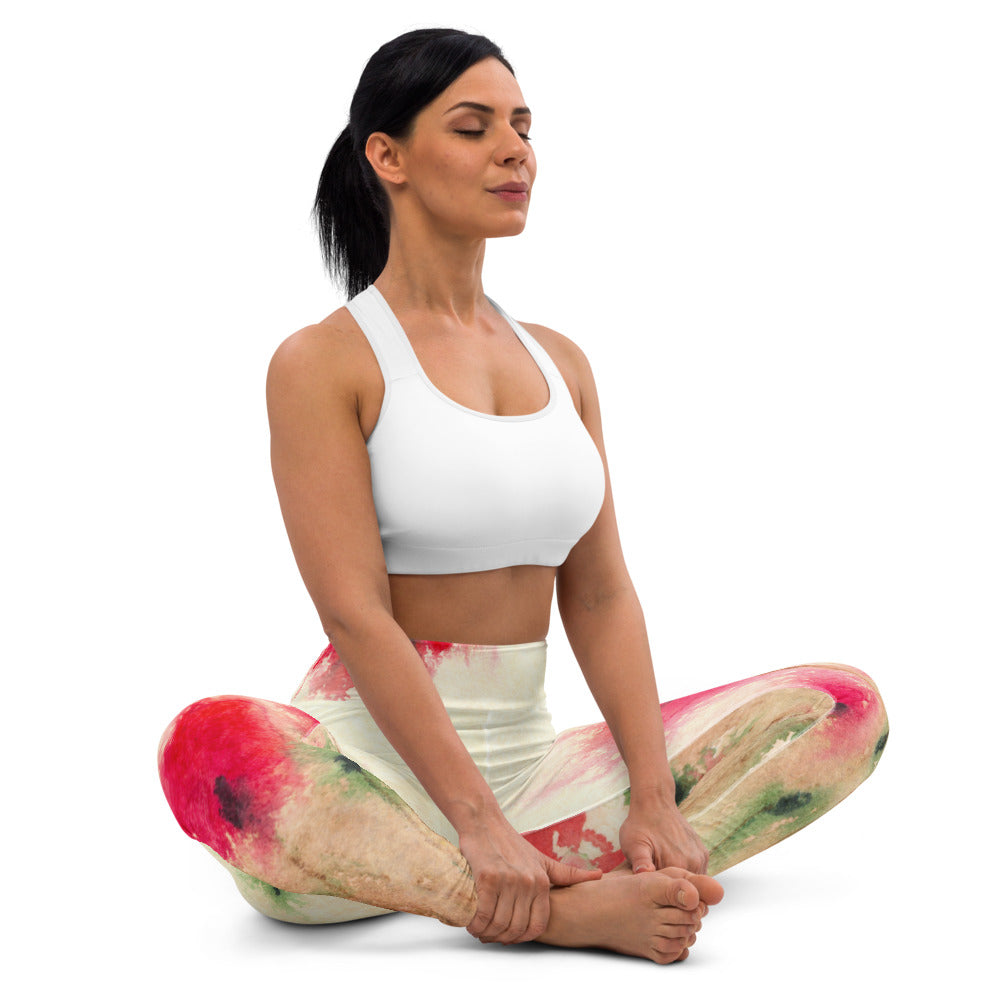 Field of Poppies Designer Leggings