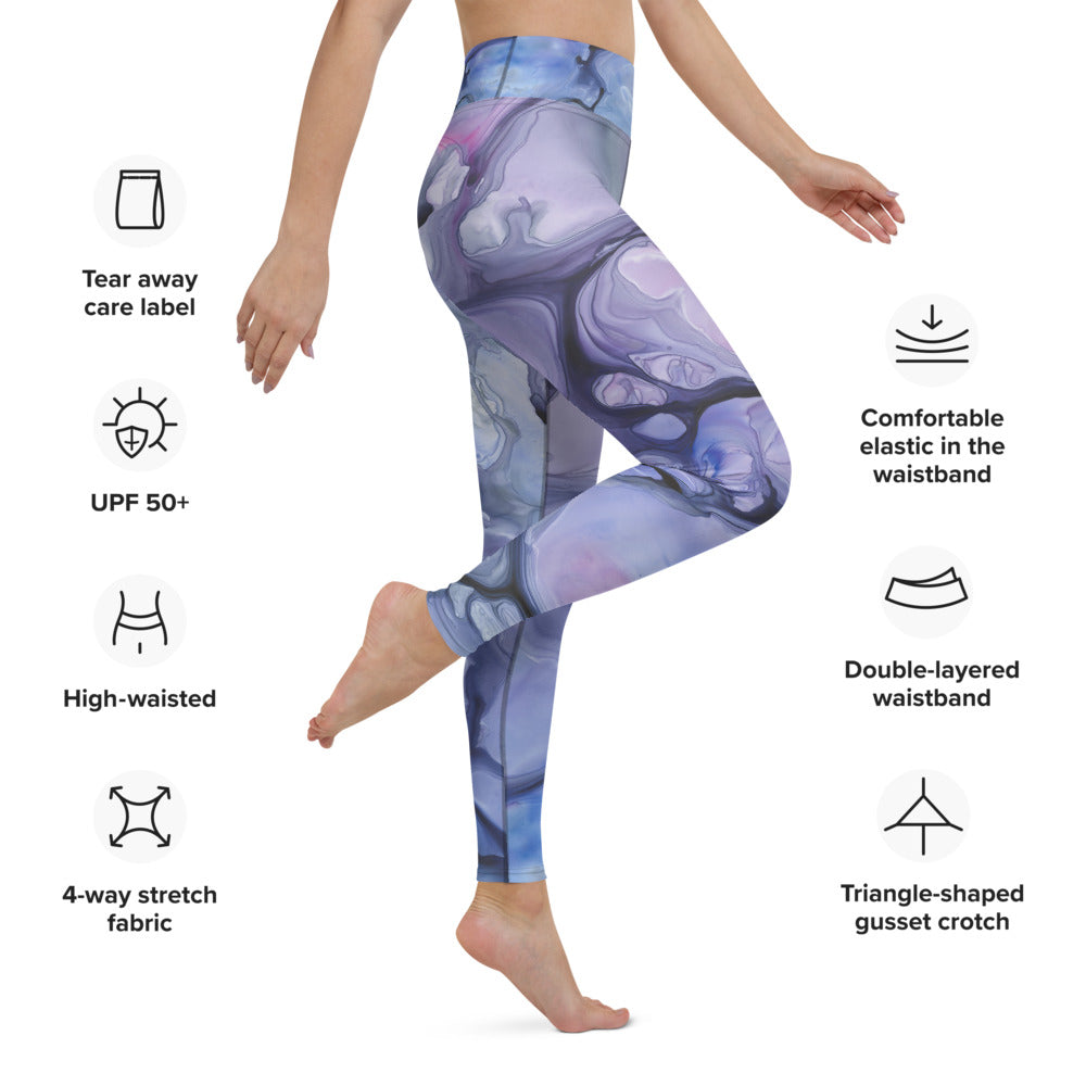 Violaceae Designer Leggings