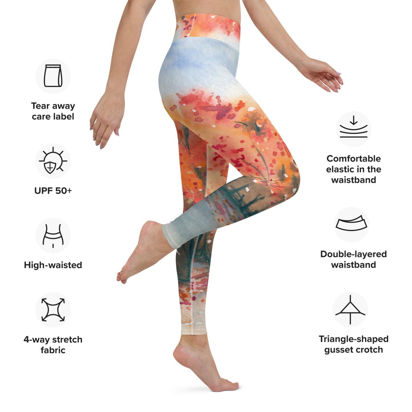 Autumn Journey Designer Leggings