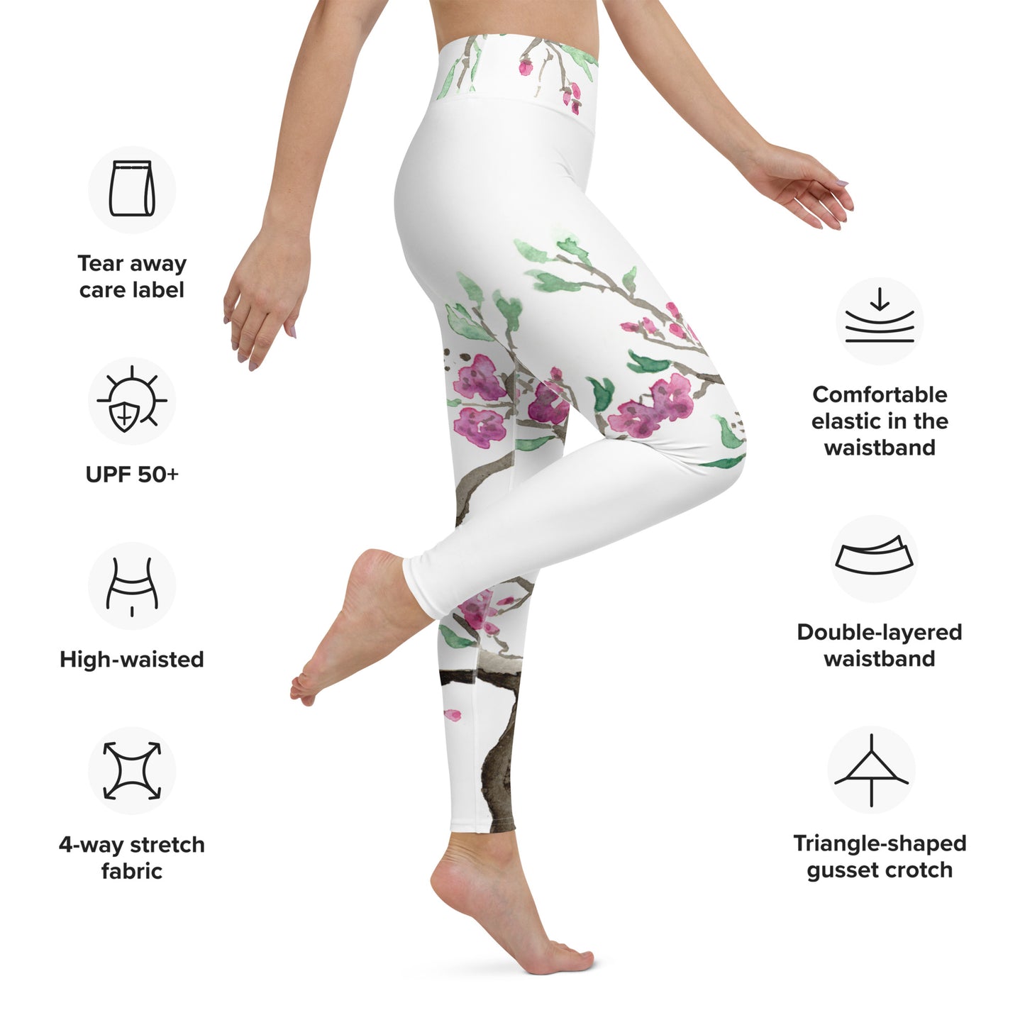 Sakura Tree Designer Leggings