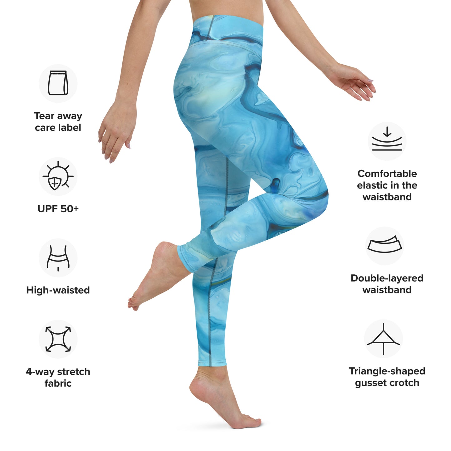 Nymphaea Designer Leggings