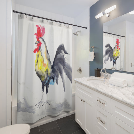 Rooster Shower Curtain