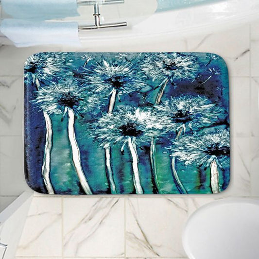 Dandelions Wishes Bath Mat