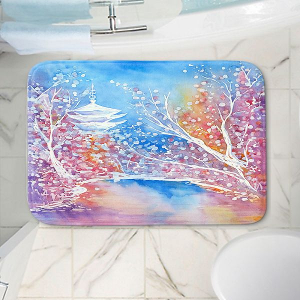 Senso-ji Japanese Temple Bath Mat