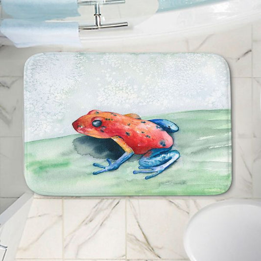 Blue Jean Frog Bath Mat