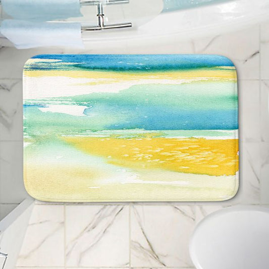 Fall Into Your Ocean Eyes Bath Mat