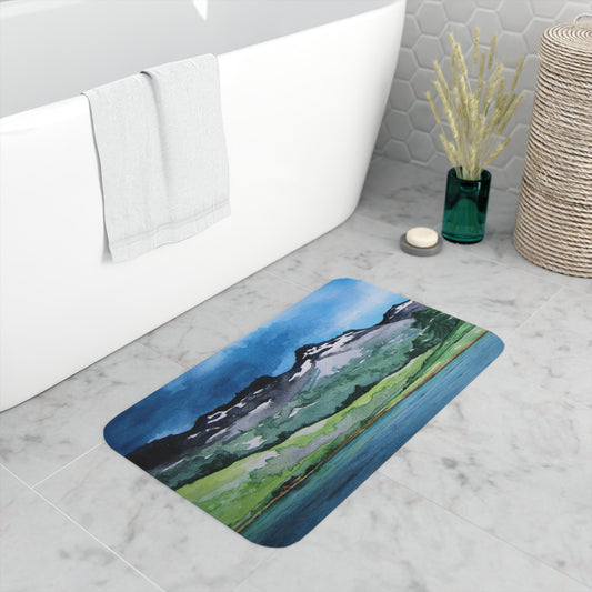 Serenity Mountains Bath Mat