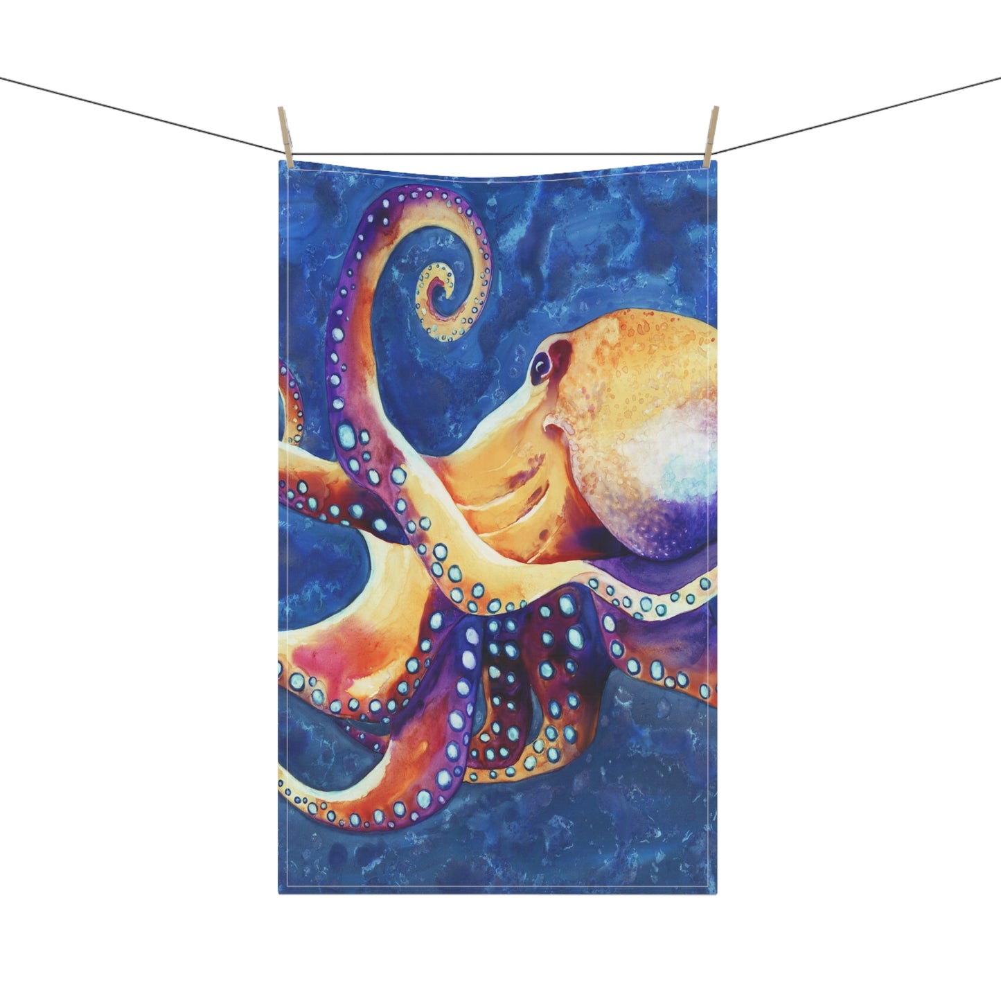 Octopus Cotton Tea Towels