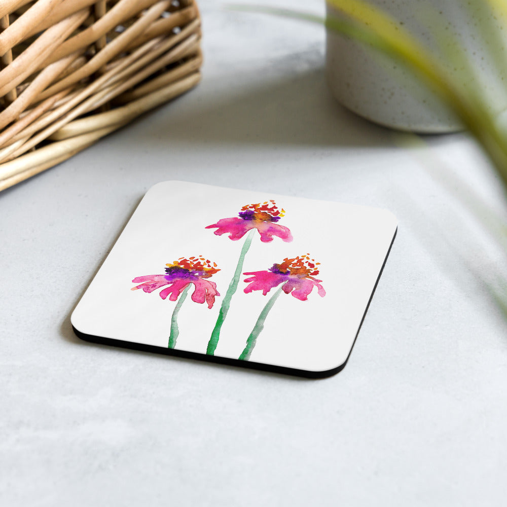 Echinacea Coaster Set