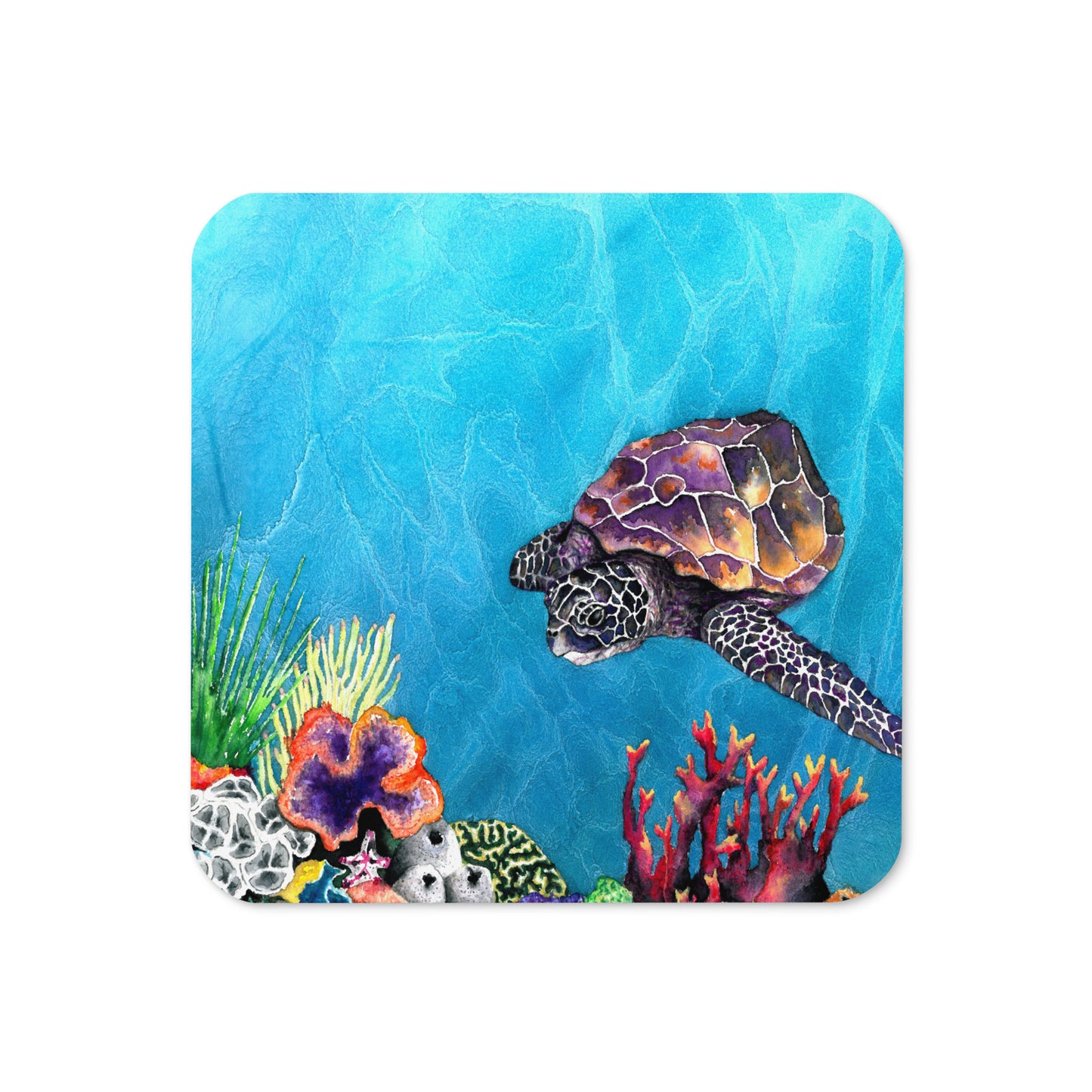 Sea Turtle Coaster Set