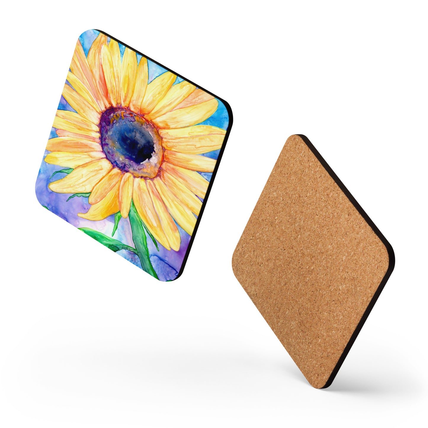 Sunflower Coaster Set