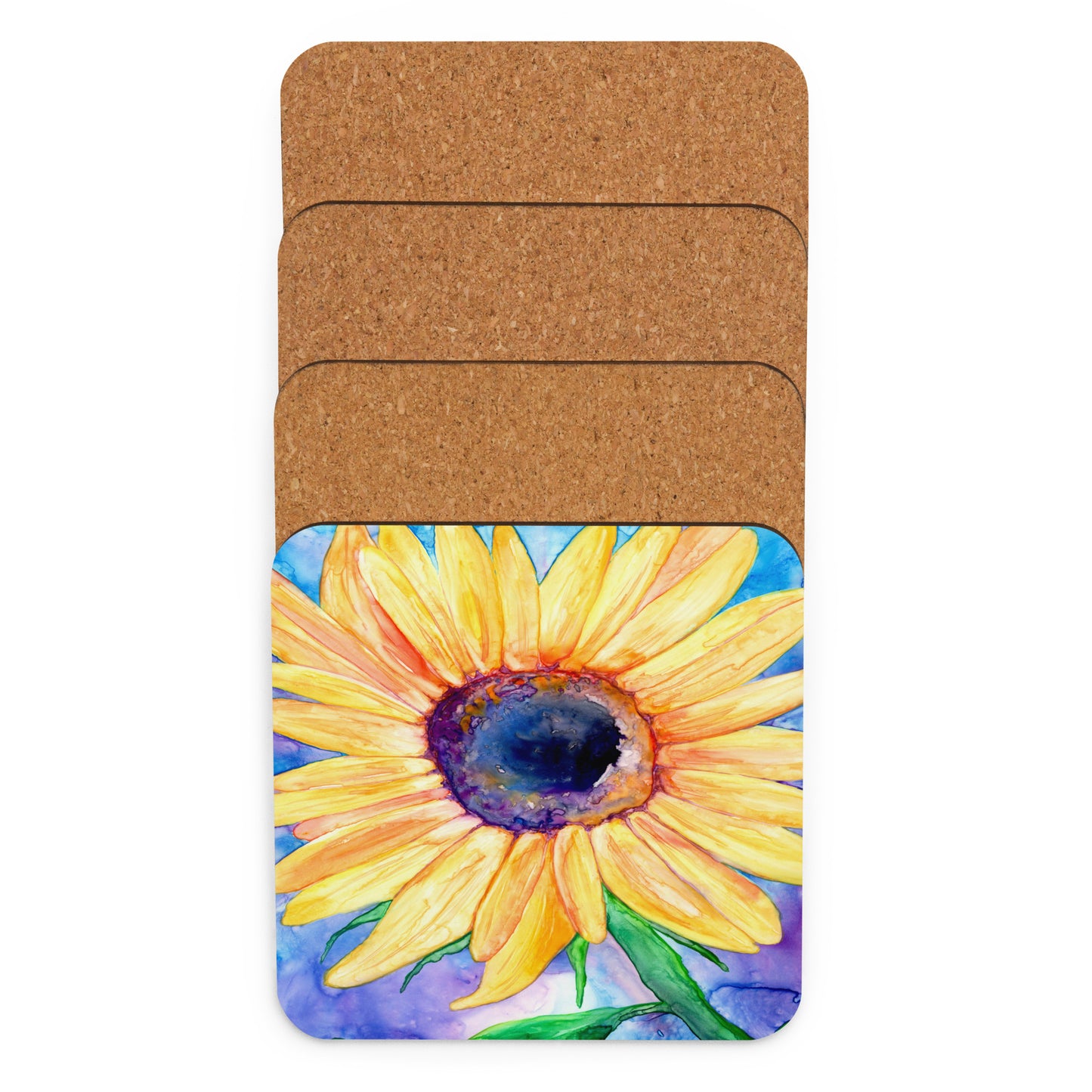 Sunflower Coaster Set