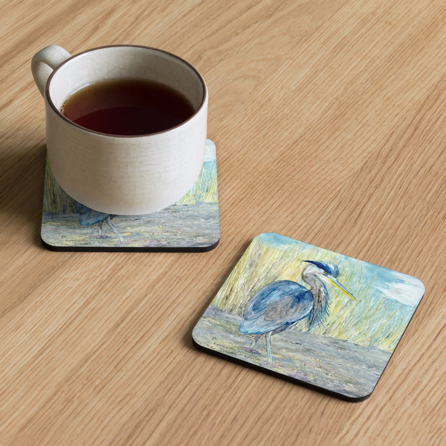 Great Blue Heron Coaster Set