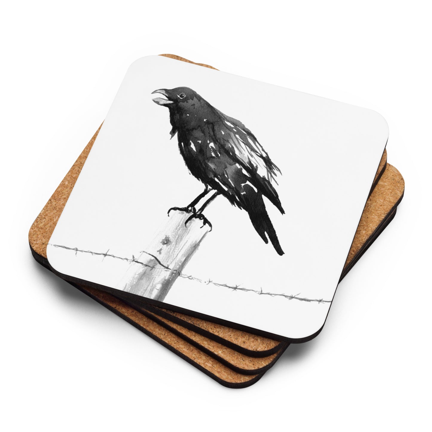 Raven's Call Coaster Set