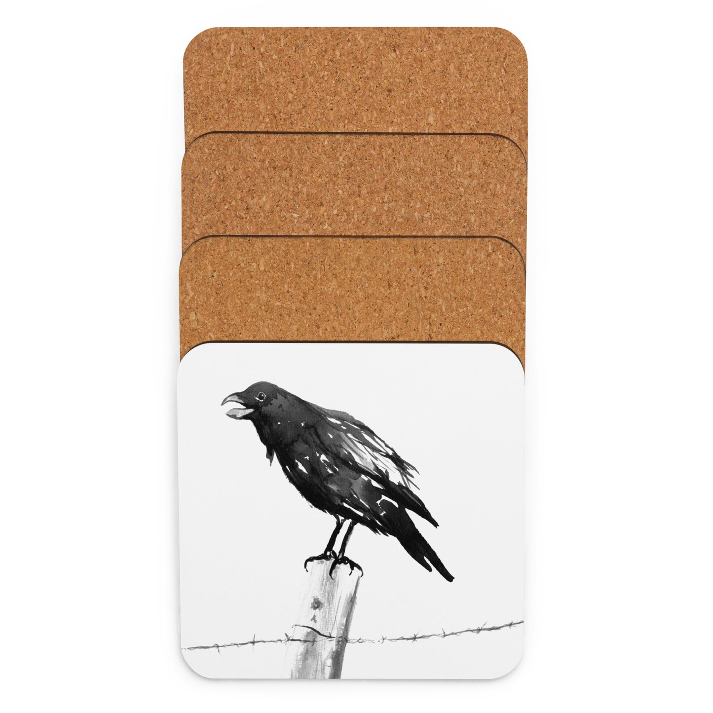 Raven's Call Coaster Set