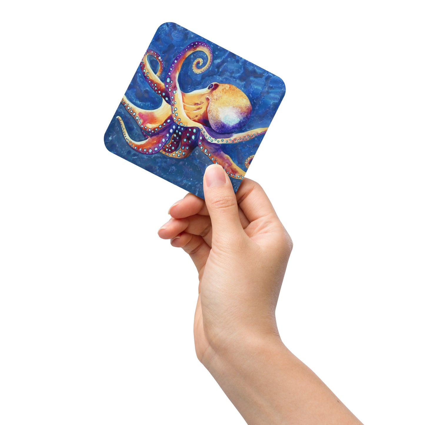 Oktopus-Untersetzer-Set