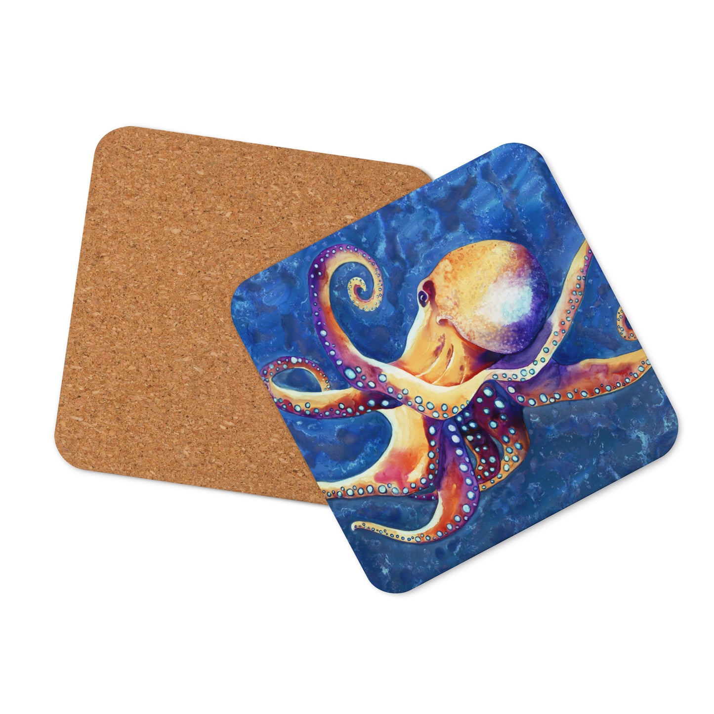 Oktopus-Untersetzer-Set