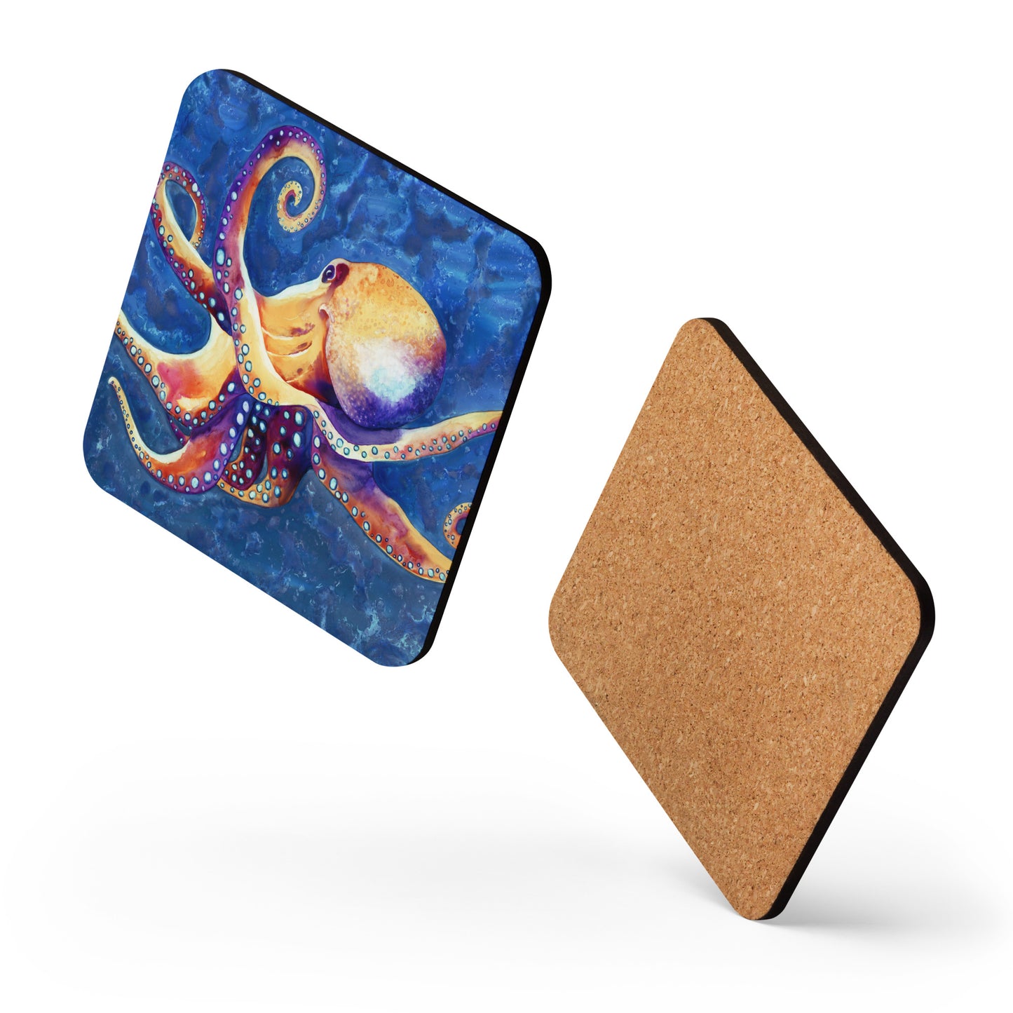 Oktopus-Untersetzer-Set