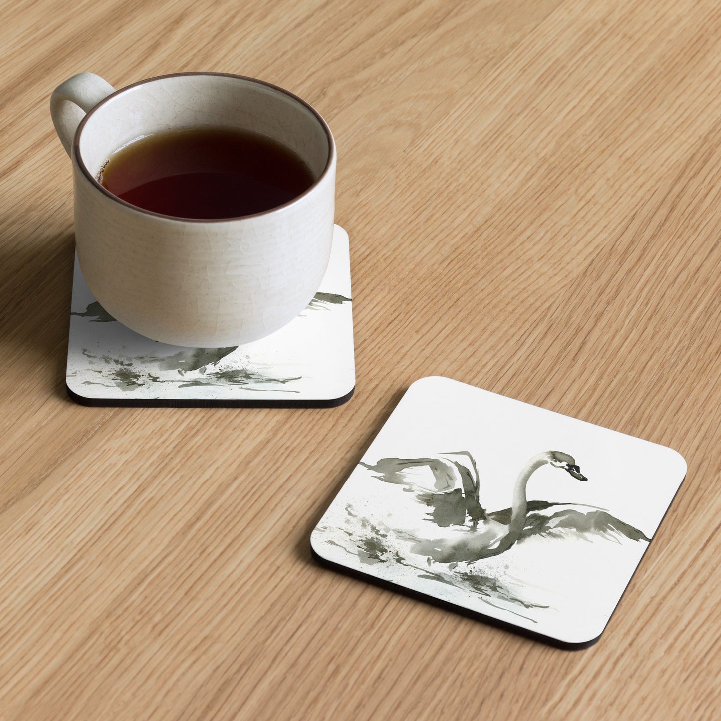 Swan Coaster Set
