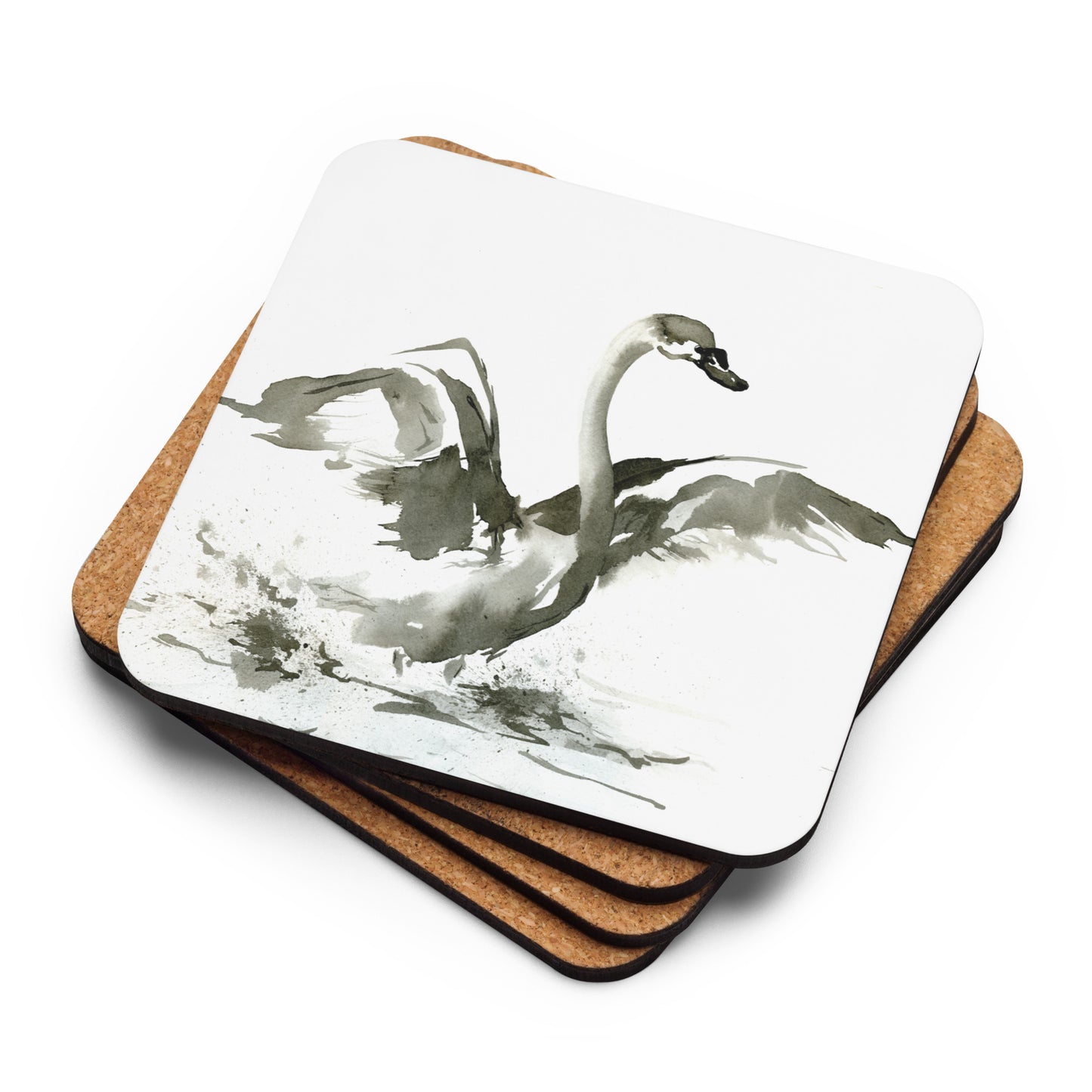 Swan Coaster Set