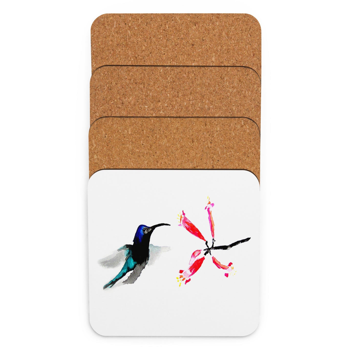 Hummingbird Coaster Set
