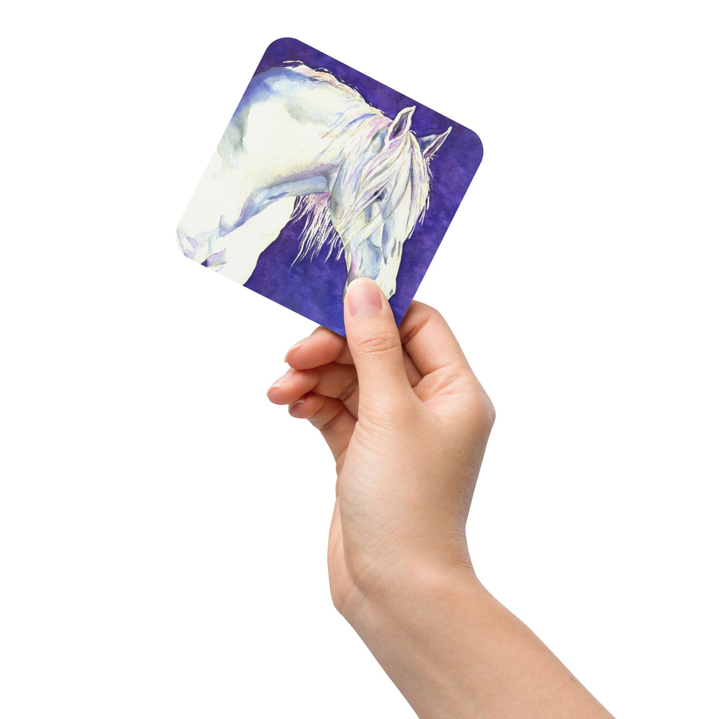 White Horse Coaster Set