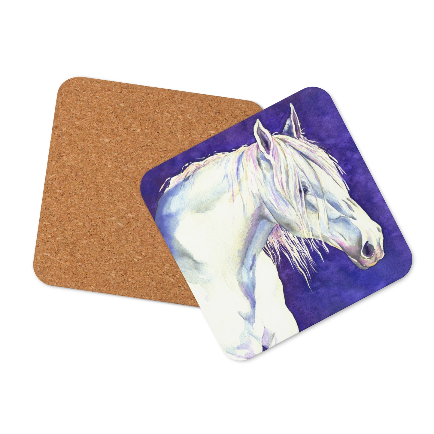 White Horse Coaster Set