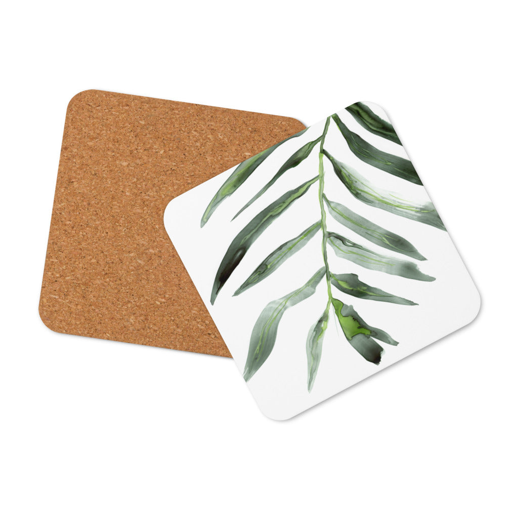 Palm Frond Coaster Set