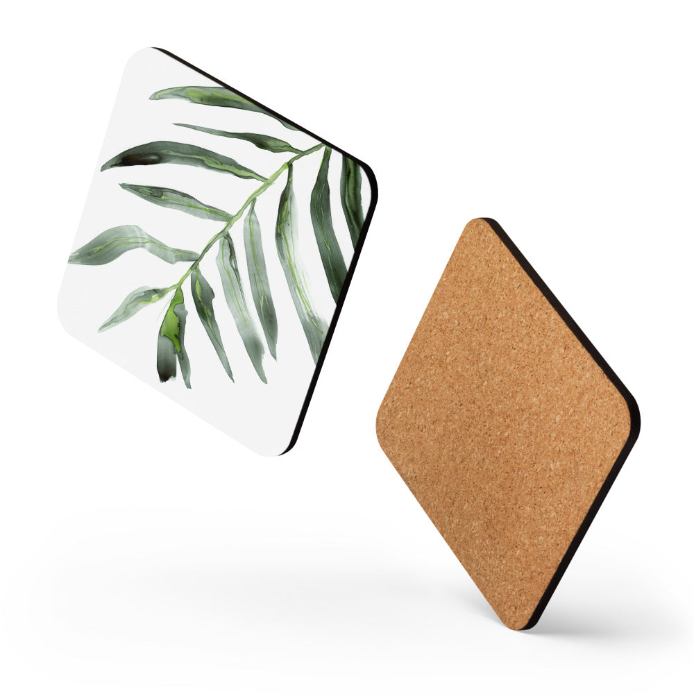 Palm Frond Coaster Set