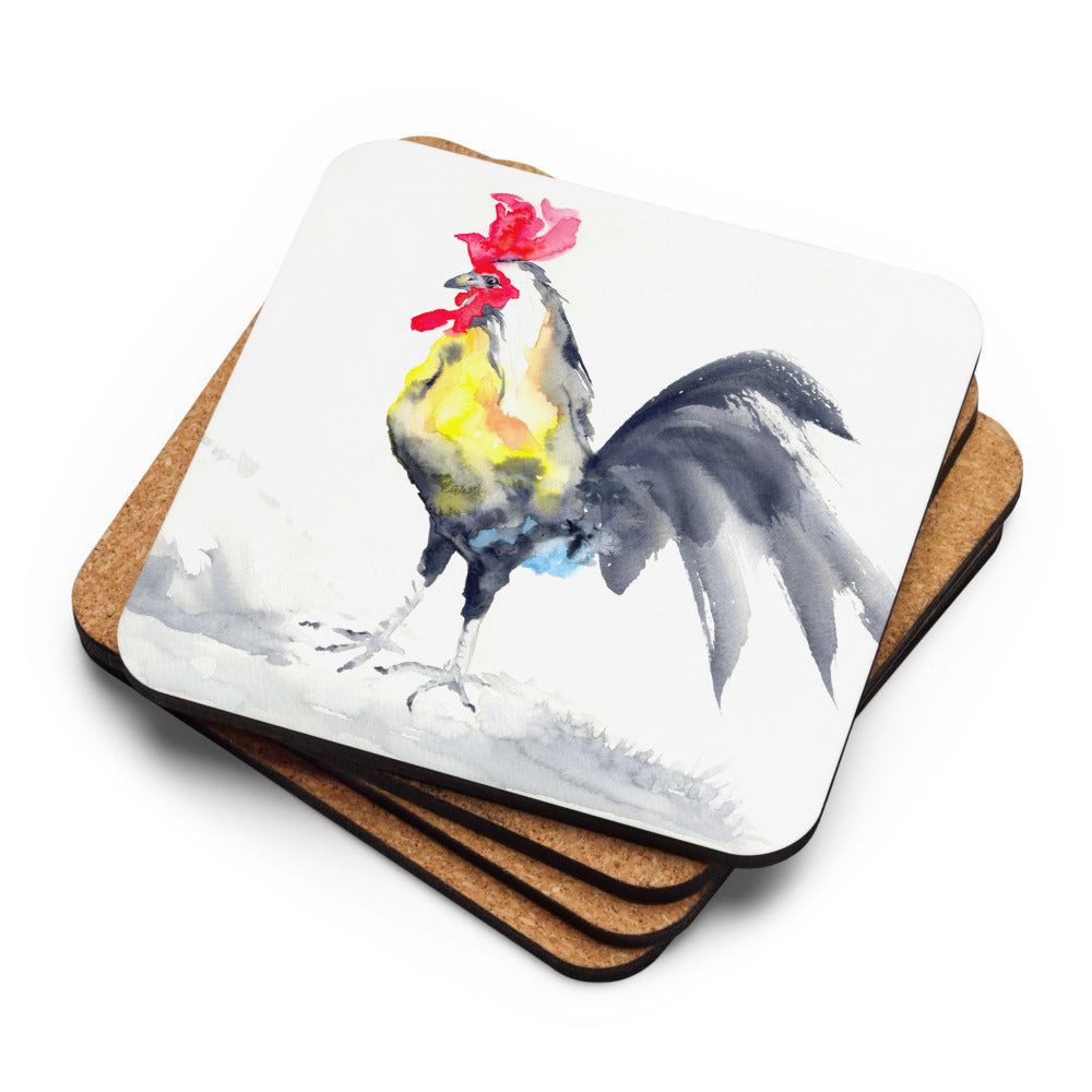 Rooster Coaster Set
