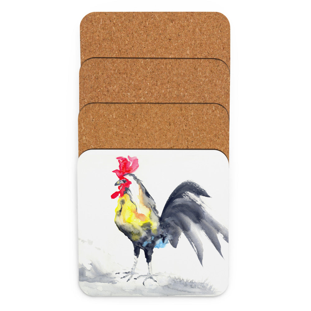Rooster Coaster Set