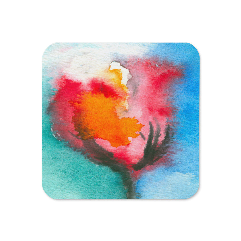 Abstract Tulip Coaster Set
