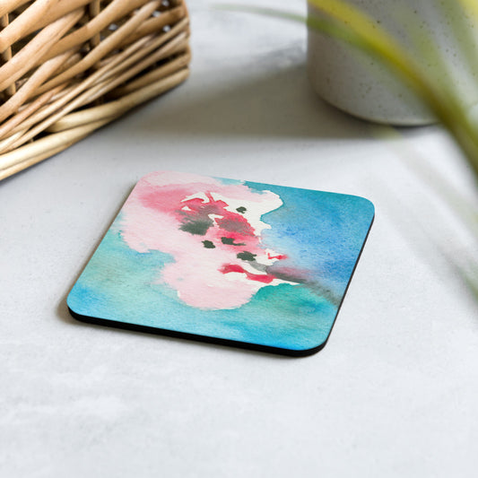 Abstract Cherry Blossom Coaster Set