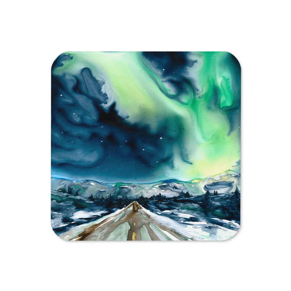Aurora Borealis Coaster Set