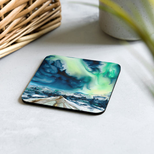 Aurora Borealis Coaster Set