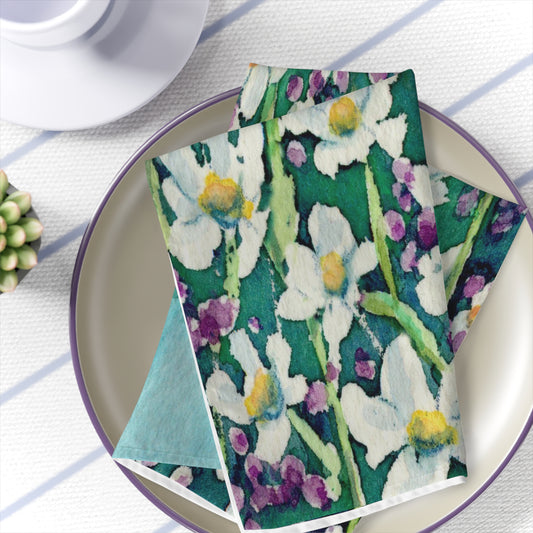 Dancing Daisies Cloth Napkins