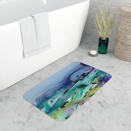 Abstract Vineyards Bath Mat