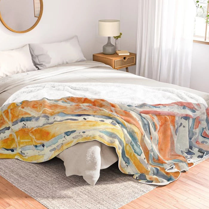Falling for Color Fleece Blanket