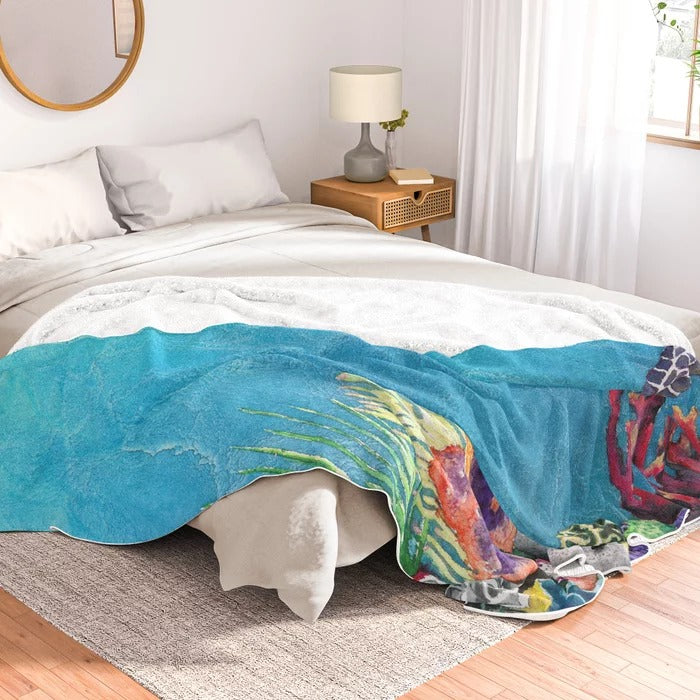 Sea Turtle Fleece Blanket