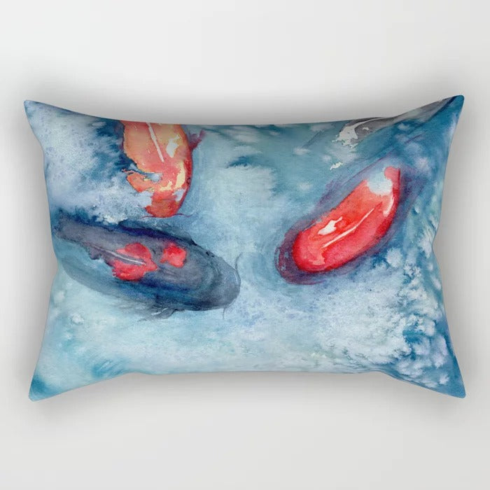 River Waltz Decorative Pillow Cover