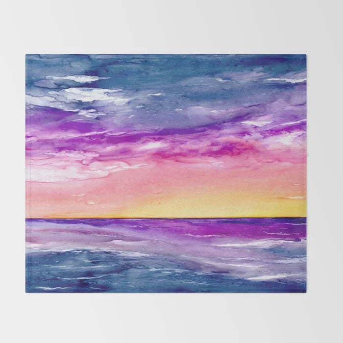Tormenta Seascape Fleece Blanket