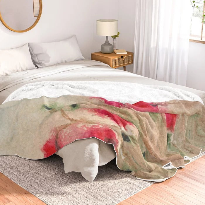 Field of Poppies Fleece Blanket