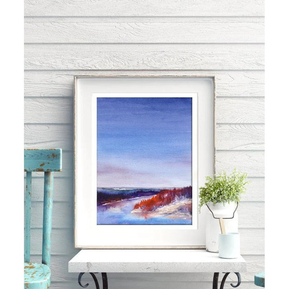 Blue Expanse - Art Print