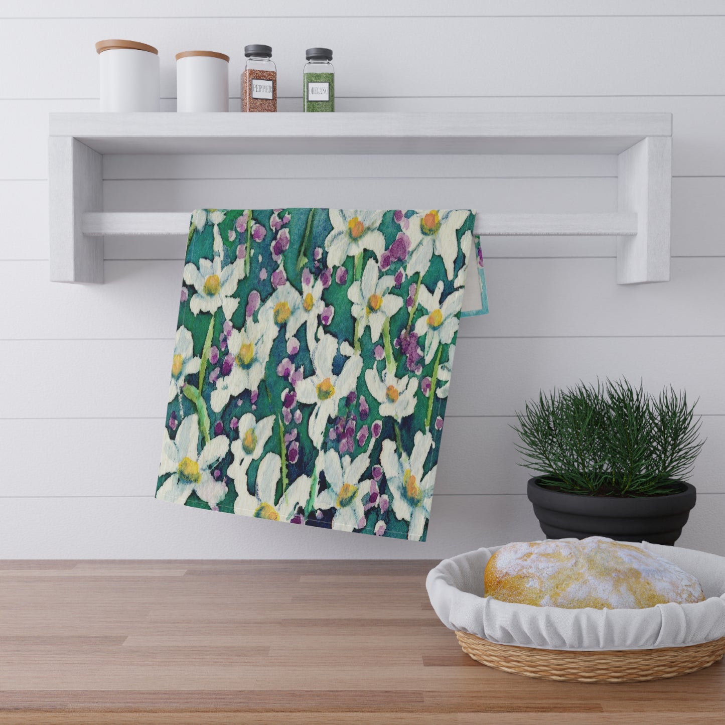 Dancing Daisies Cotton Tea Towels