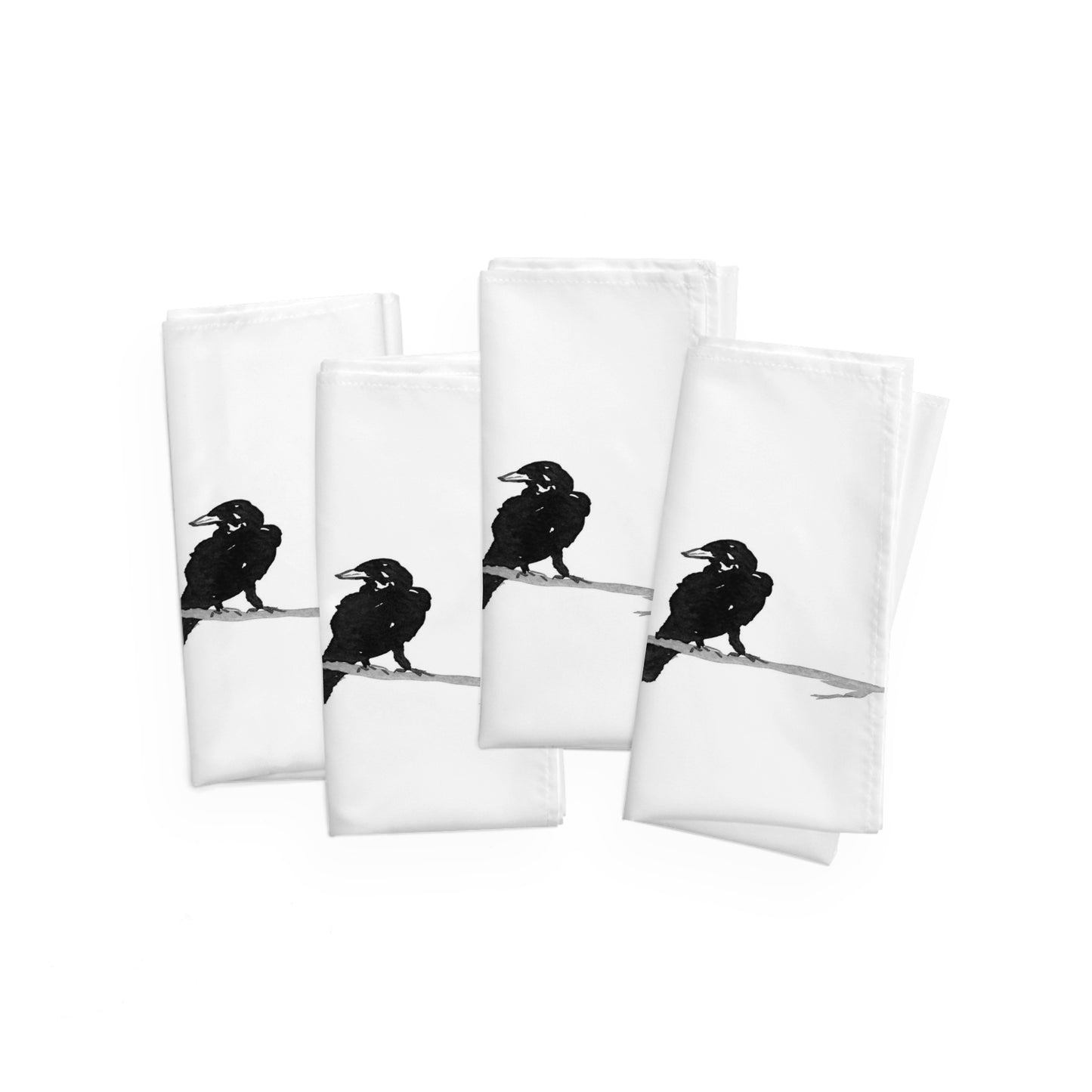 Raven in a Tree Cloth Napkins