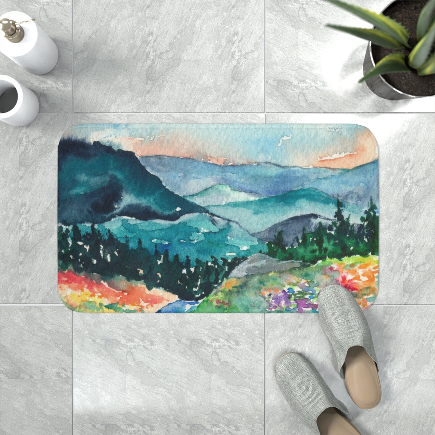 Valley of Dreams Bath Mat
