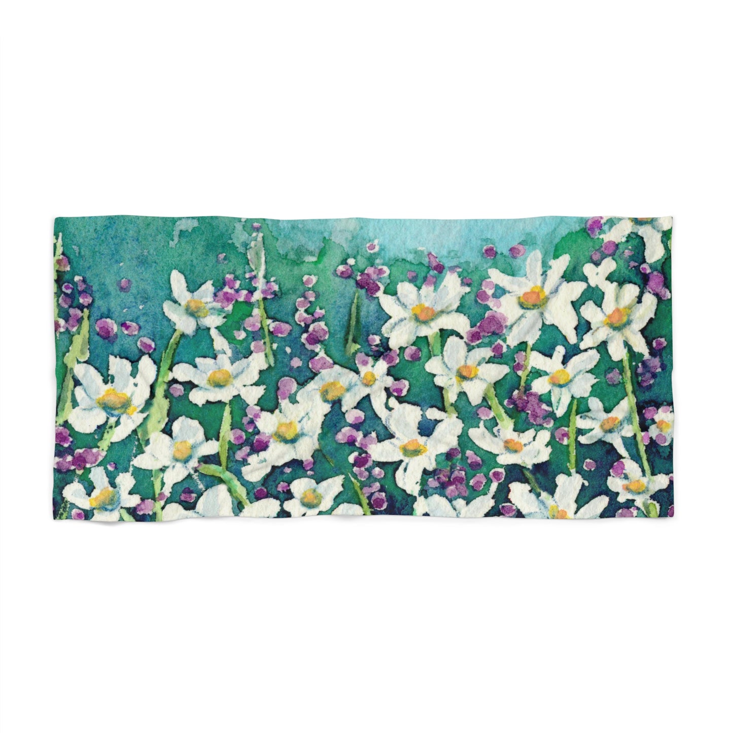 Dancing Daisies Beach Towel