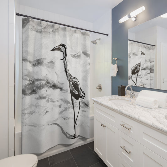 Graceful Crane Shower Curtain