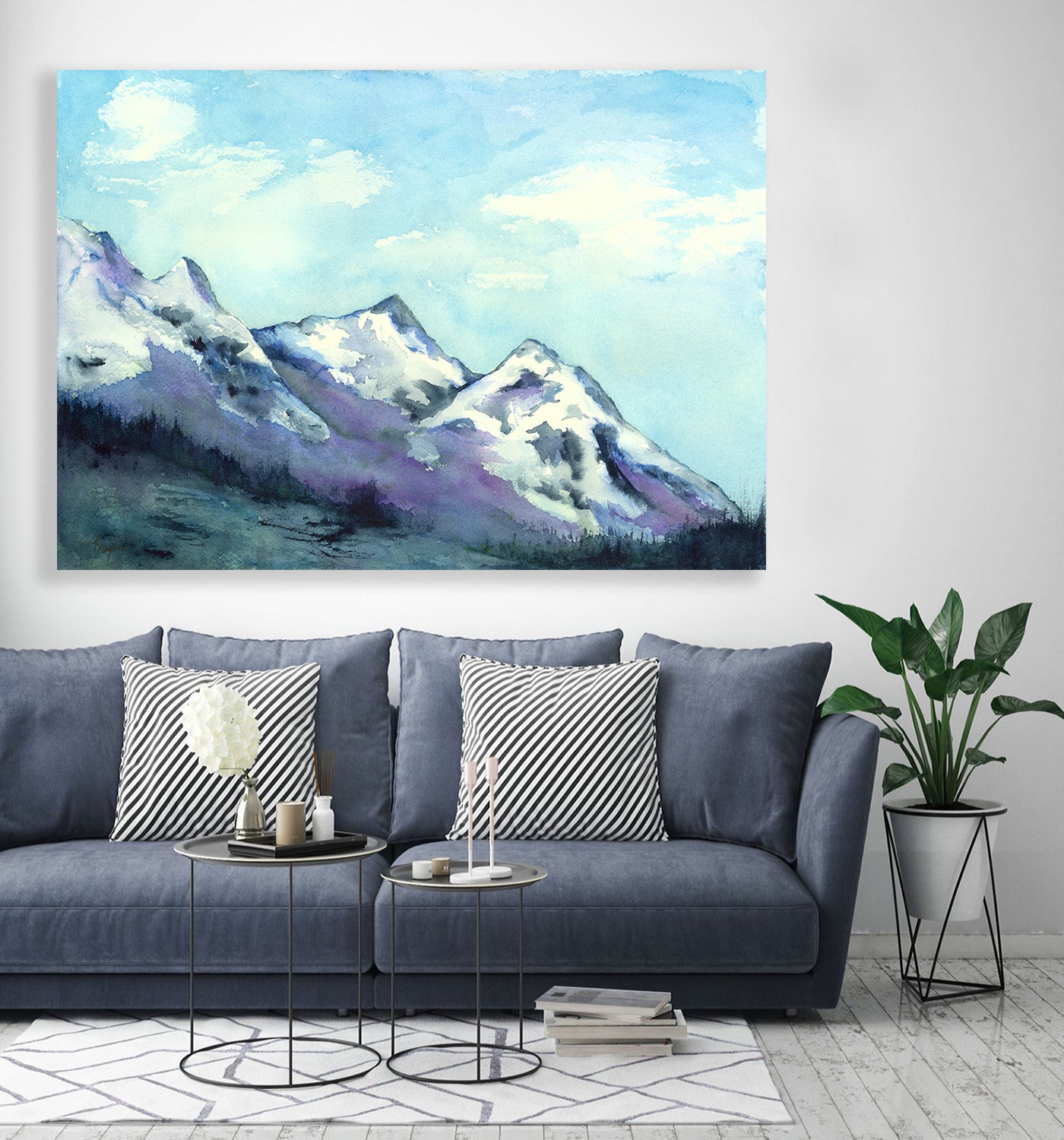 Rocky Mountains - The Peaks - Art Print